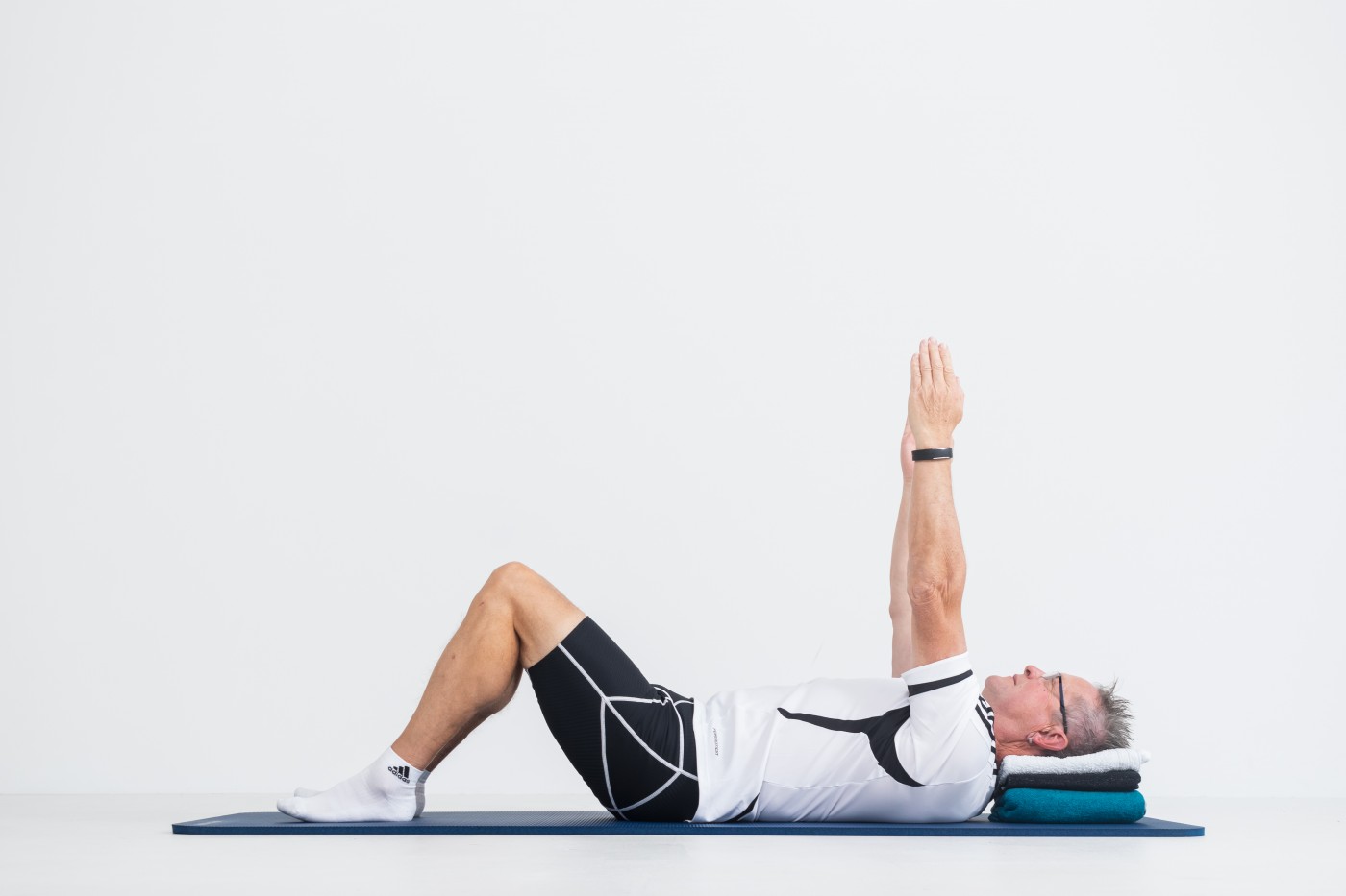 Ausgangsposition für Mattenpilates
